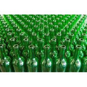 Green Color Glass Bottles