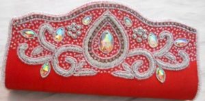 Beaded Zari Embroidery Clutch Bag