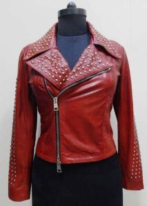 Ladies Leather Biker Jackets