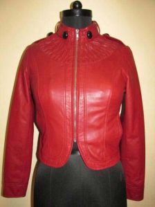 Ladies Leather Short Jackets