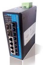 Industrial DIN-Rail Managed Ethernet Switch (4TP+4F+4G)