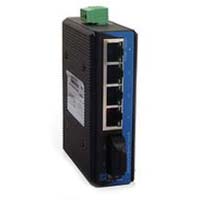 Industrial DIN-Rail Unmanaged Ethernet Switch (4TP+1F)