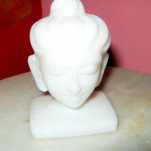 Marble Buddha Head