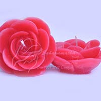 Floating Rose Flower Candles