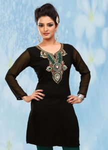 Designer Diamond Work Kurtis