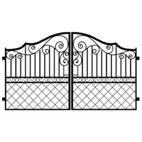 Iron Grill Gate