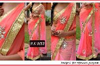 mirror work sarees