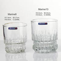 5 Pieces Glass Plain Water Tumbler