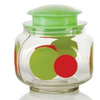 2 Piece Glass Jar Set
