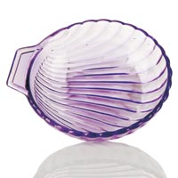 2 Piece Glass Snack Plate Set