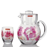 7 Piece Glass Lemonade Set