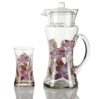 7 Piece Glass Lemonade Set