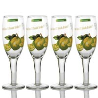 6 Pieces Glass Wine Tumbler
