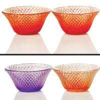 4 Piece Glass Bowl Set