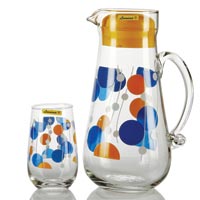7 Piece Glass Lemonade Set
