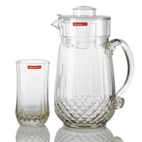 7 Piece Glass Lemonade Set
