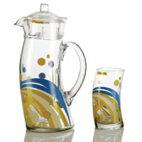 7 Piece Glass Lemonade Set