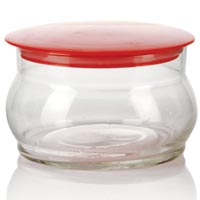 2 Piece Glass Jar Set