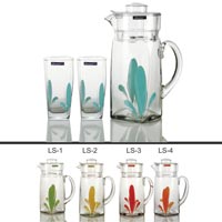 7 Piece Glass Lemonade Set