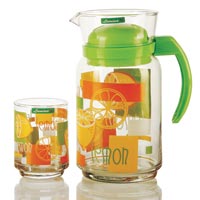 7 Piece Glass Lemonade Set