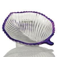 1 Piece Glass Snack Plate
