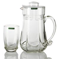 7 Piece Glass Lemonade Set