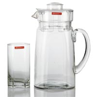 7 Piece Glass Lemonade Set