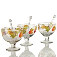 Glass Ice Cream Cups