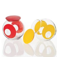 3 Piece Glass Jar Set