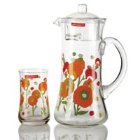 7 Piece Glass Lemonade Set