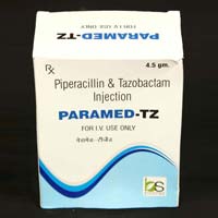 Piperacillin 4mg+ Tazobactum 500mg Injection