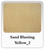 Sand Blasting Yellow Marble