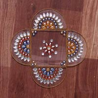 Rangoli Square  5pcs