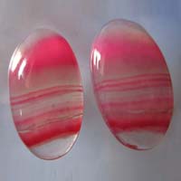 L Multi Chalcedony Oval Shape Cabochons