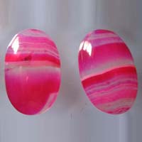 Natural Multi Chalcedony Oval Shape Cabochons