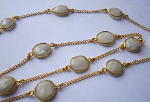 Rainbow Moonstone Chain