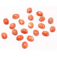 Sunstone Oval Flat Back Cabochon Stone