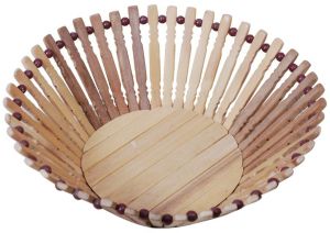 Bamboo Made Round Shaped Basket