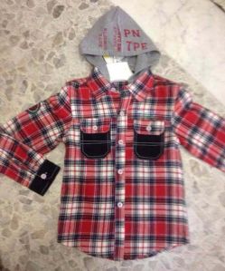 Boys Hooded Shirts