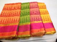 Cotton Saree  with Satin Border