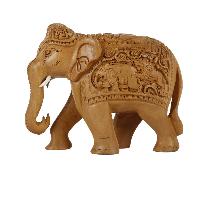 carved elephant handicraft