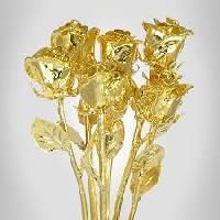 Gold Plated Roses