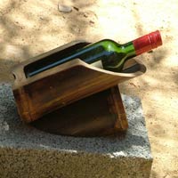 Bamboo Wine Bottle Holder