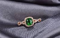 Natural Emerald Gemstone Rings