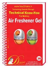 Air Freshener Gel Formulation (eReport)