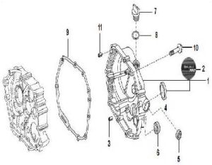 Two Wheeler Clutch Cover