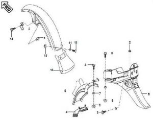 Two Wheeler Front Fender