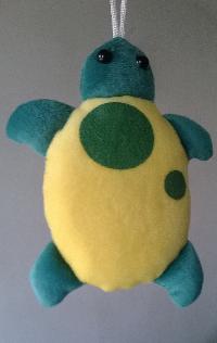 yellow turtle soft toy