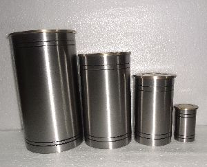 Cylindrical Metal Urn
