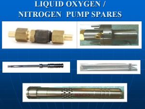 Liquid Oxygen Pump Spares